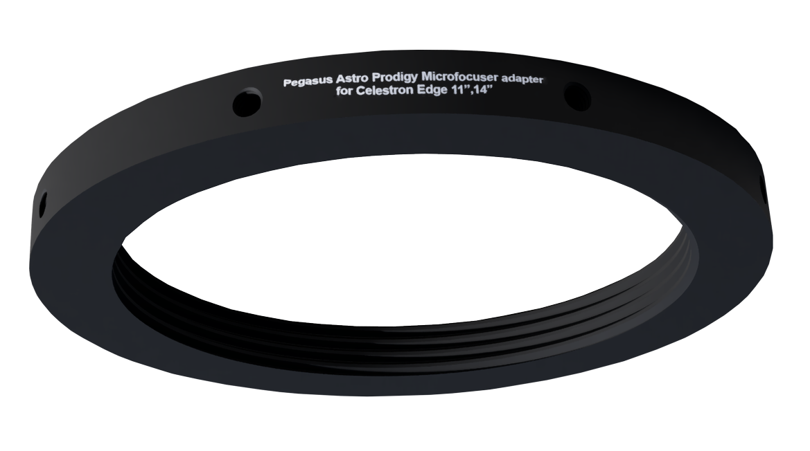 PEG-PRDG-C11 - Pegasus Astro Microfocuser Telescope Adapter for Celestron Edge 11", 14"