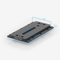 ADM D Series Universal Dovetail Bar - 7" Long with 3.5" Spacing