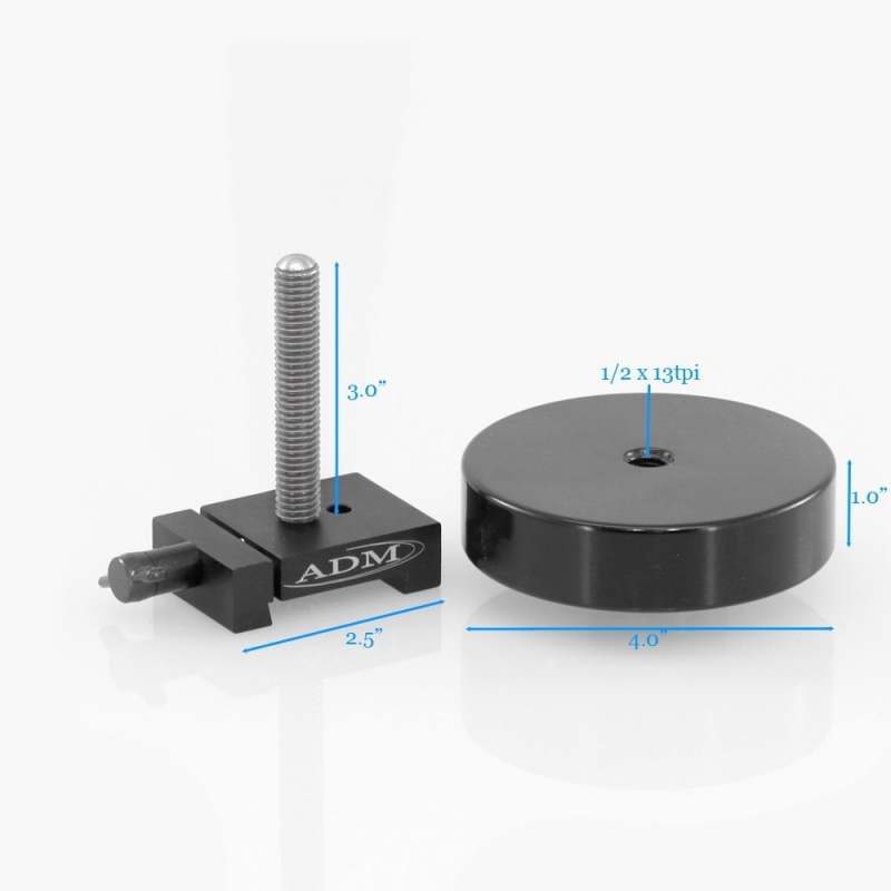 ADM V Series Counterweight with 3″ Threaded Rod