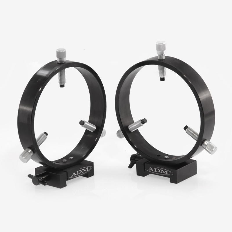 V Series 125mm Adjustable Guidescope Rings Sliding 3 Telescope Tube Rings