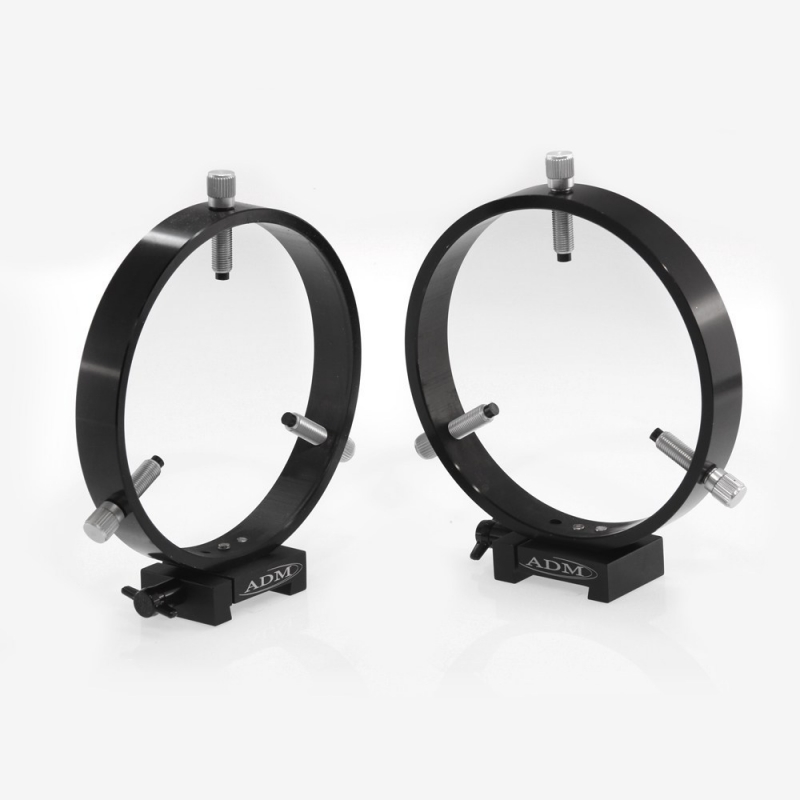 ADM V Series Dovetail Ring Set. 150mm Adjustable Rings