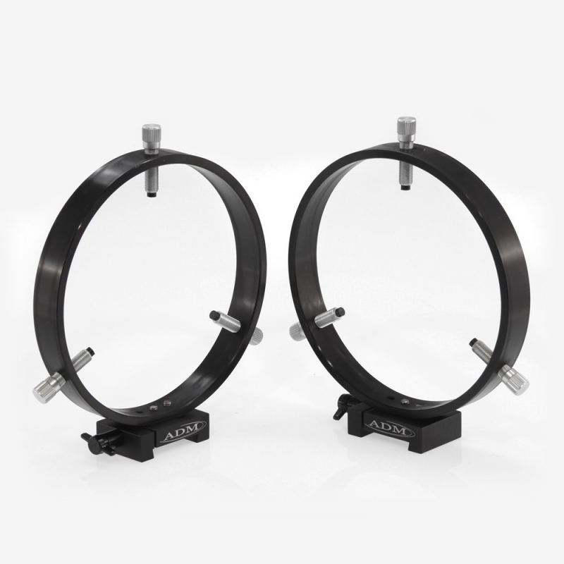 V Series 175mm Adjustable Guidescope Rings Sliding 3 Telescope Tube Rings