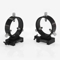 ADM V Series Dovetail Ring Set. 75mm Adjustable Rings