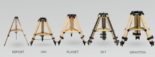 Berlebach PLANET Telescope Mount Tripod K70 Geared Column