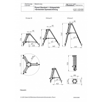 Berlebach PLANET Telescope Mount Tripod