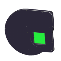 FLI Color Filter Wheel, 5-Position, 76 mm Square Filters