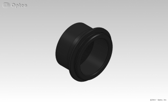 Optec 2" to STL 2.156”x 24tpi Male Threaded Adapter
