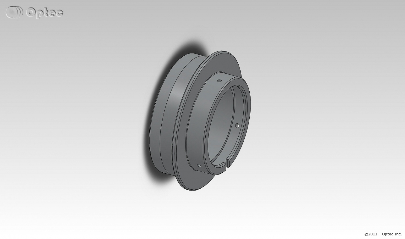 Optec-3000 Drawtube to 2” Reducer Bushing with Removable Compression Ring 