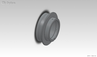 Optec-3000 Drawtube to 2” Reducer Bushing with Removable Compression Ring 