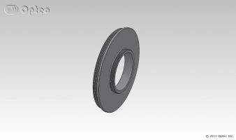 Optec 3” x 24tpi Male to T-Thread Adapter 