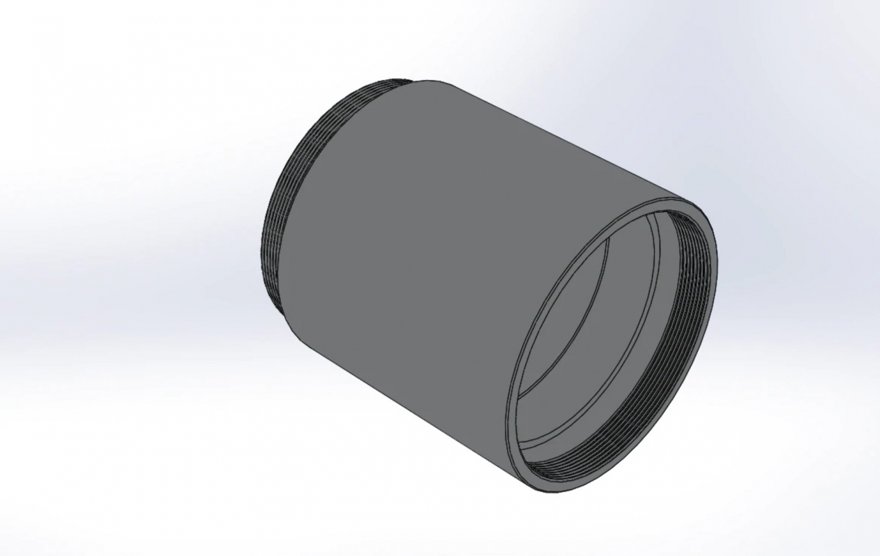 Optec DSI 3.5x24tpi (male) to AP2.7 Female Adapter 