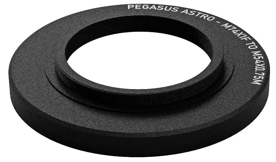 PEG-ADAPT-M74F-M54M - Pegasus Astro M74 Female to M54 Male Adapter (for Esprit 100)