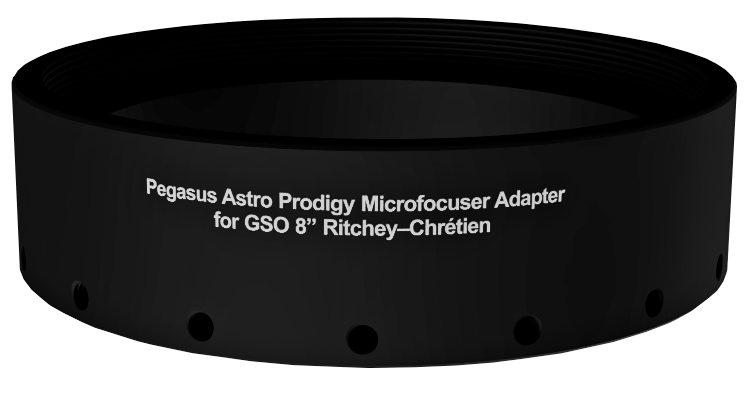 PEG-PRDG-GSO90 - Pegasus Astro Microfocuser Telescope Adapter for GSO RC 8"
