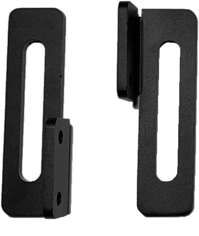 PEG-BRACK-PPBADV - Pegasus Astro Pair of Black Aluminum Dovetail Brackets for PPBADV