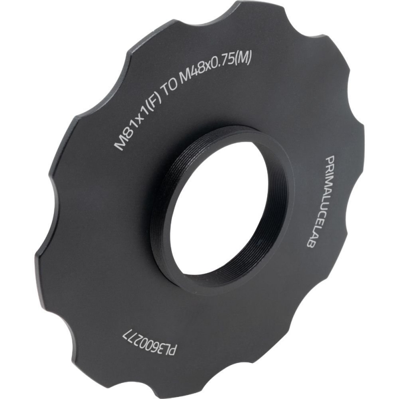 PLL-3600277 - PrimaLuceLab Adapter from M81 to M48 with Stop Ring for ESATTO 3"