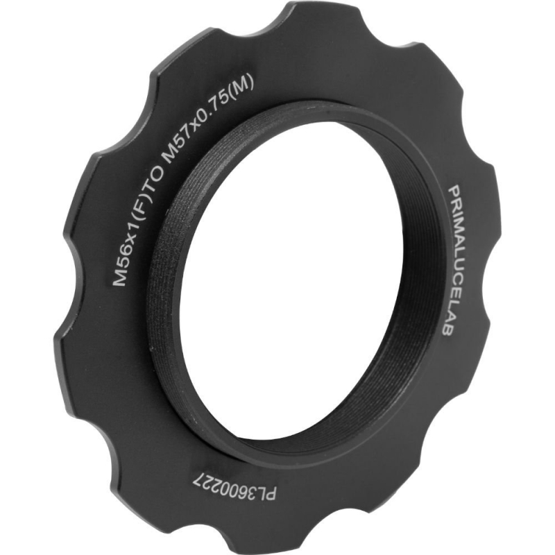 PrimaLuceLab Adapter from M56 to M57 with Stop Ring for ESATTO 2” PrimaLuceLab Adapter from M56 to M57 with Stop Ring for ESATTO 2”