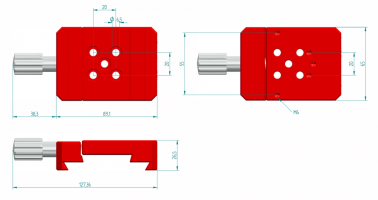 PrimaLuceLab Dovetail Clamp Vixen+Losmandy PLUS 