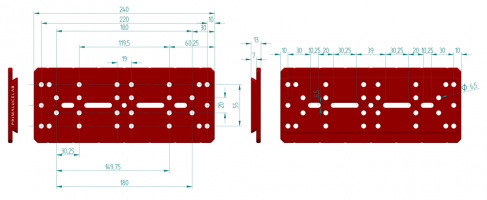 PrimaLuceLab Losmandy Plate 240mm PLUS 