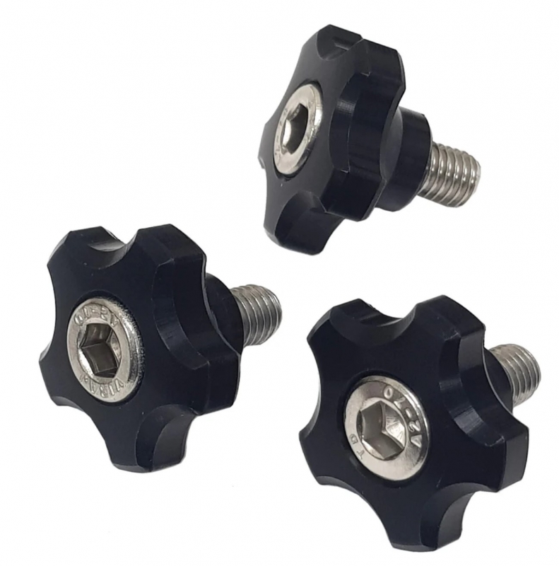 RE-17031080a - Rowan Astronomy Pier Riser Hand Knobs (Set of 3) for AZ100
