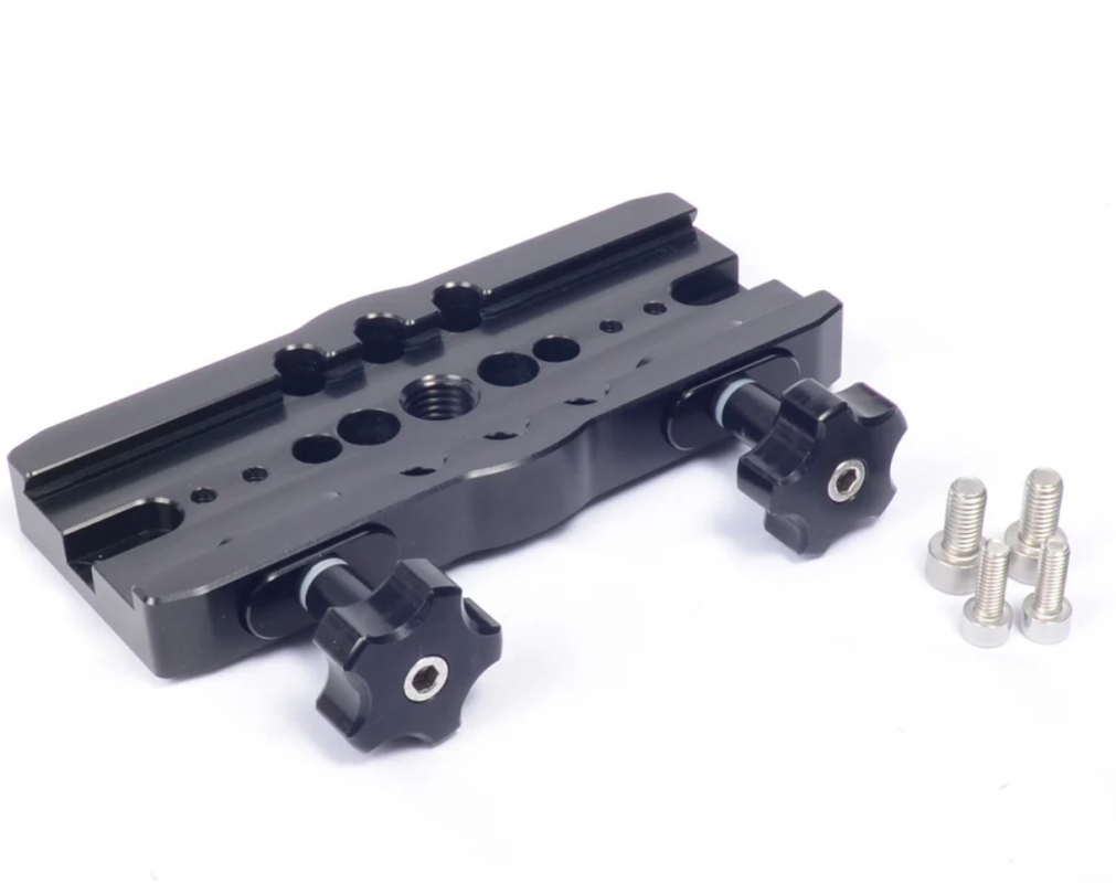 RE-21231215a - Rowan Astronomy Saddle Plate for the AZ75, V Profile, 170mm Long