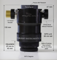 Starlight Instruments Integrated Paracorr System (SIPS) Coma Corrector with FTF2015BCR Lightweight Focuser