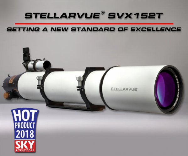 Stellarvue SVX152T Premier Apochromatic Triplet Refractor Stellarvue SVX152T Premier Apochromatic Triplet Refractor